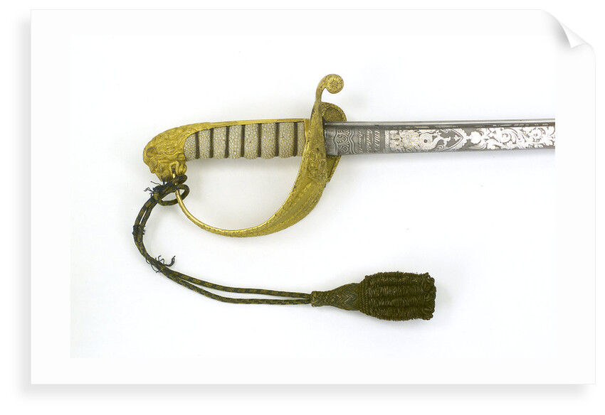 Presentation sword, which belonged to the Honourable Captain Robert Gore (1810-1854) by Dudley
