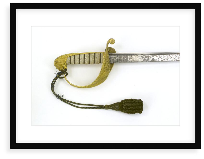 Presentation sword, which belonged to the Honourable Captain Robert Gore (1810-1854) by Dudley