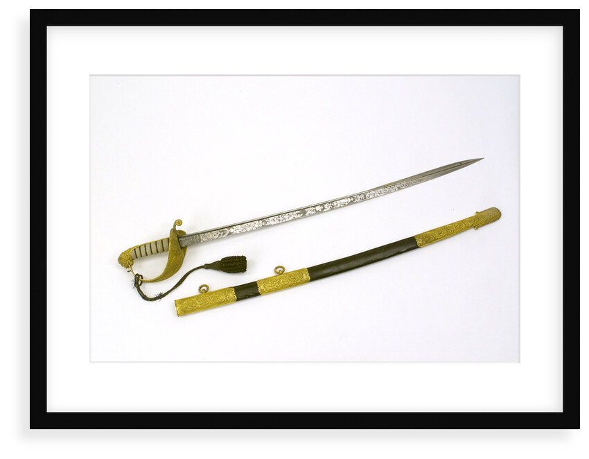 Presentation sword, which belonged to the Honourable Captain Robert Gore (1810-1854) by Dudley