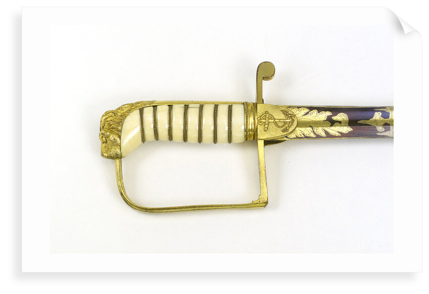 Straight stirrup hilted sword by Dudley