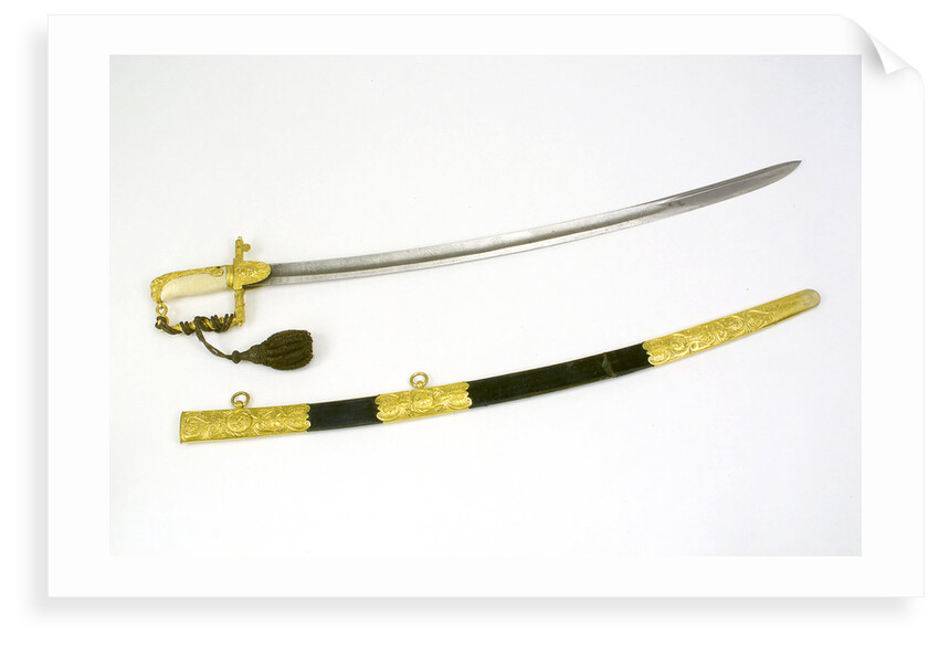 Presentation sword which belonged to Captain James Analby Legard by Salter