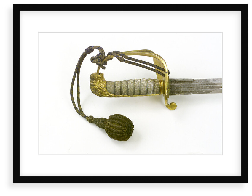 Solid half-basket hilted sword by F. Highatt