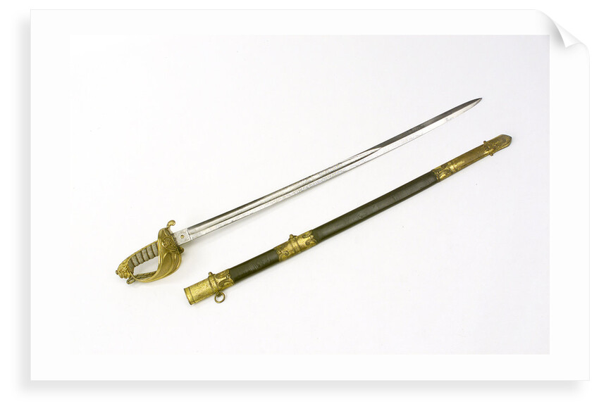 Solid half-basket hilted sword by Henry Wilkinson