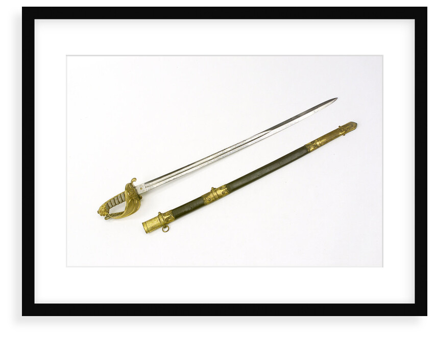 Solid half-basket hilted sword by Henry Wilkinson