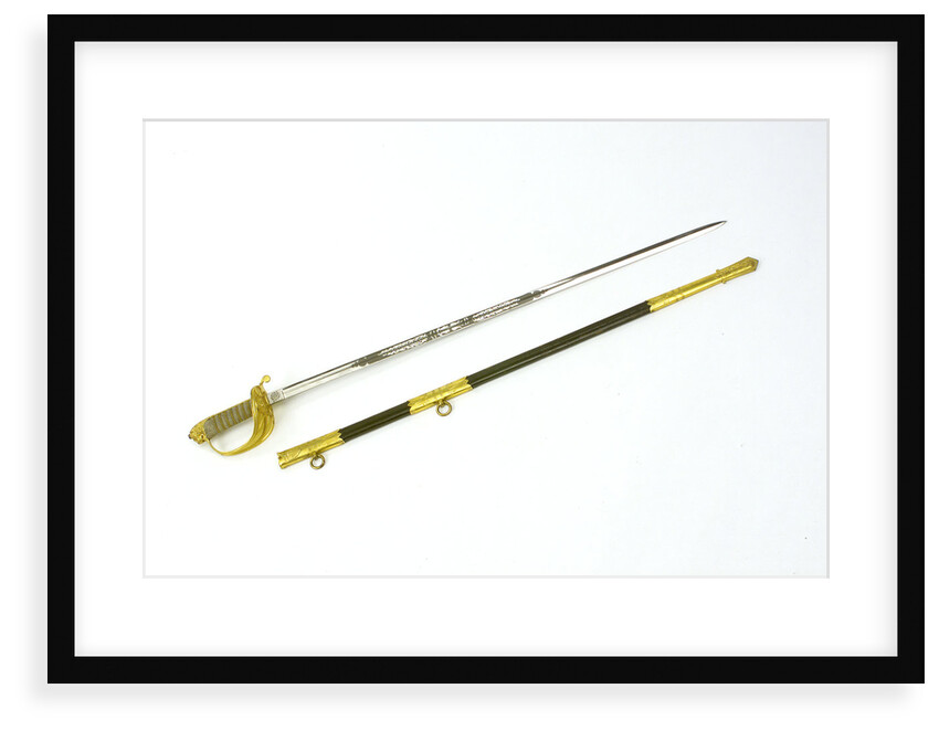 Solid half-basket hilted sword by Henry Wilkinson