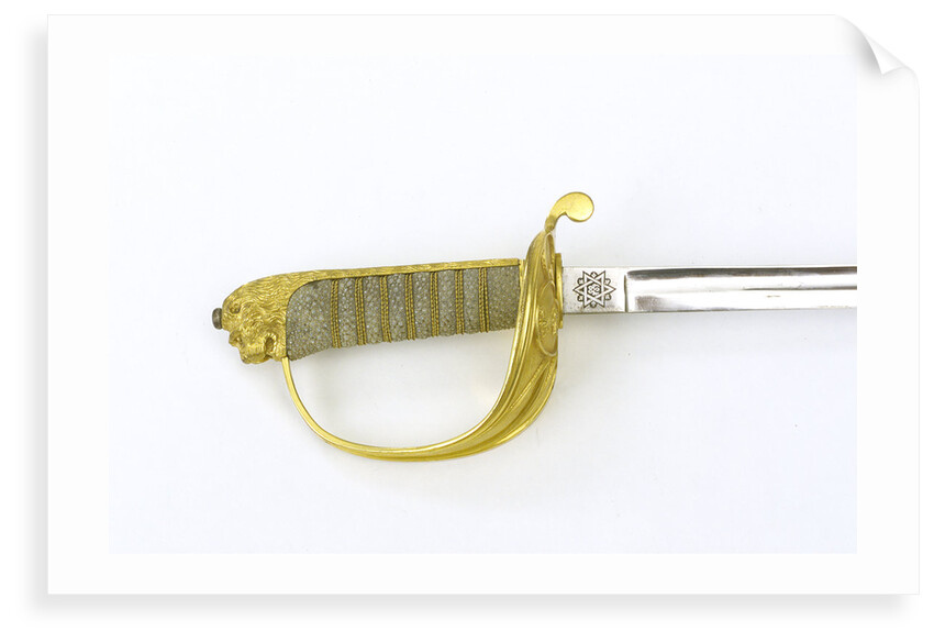 Solid half-basket hilted sword by Henry Wilkinson