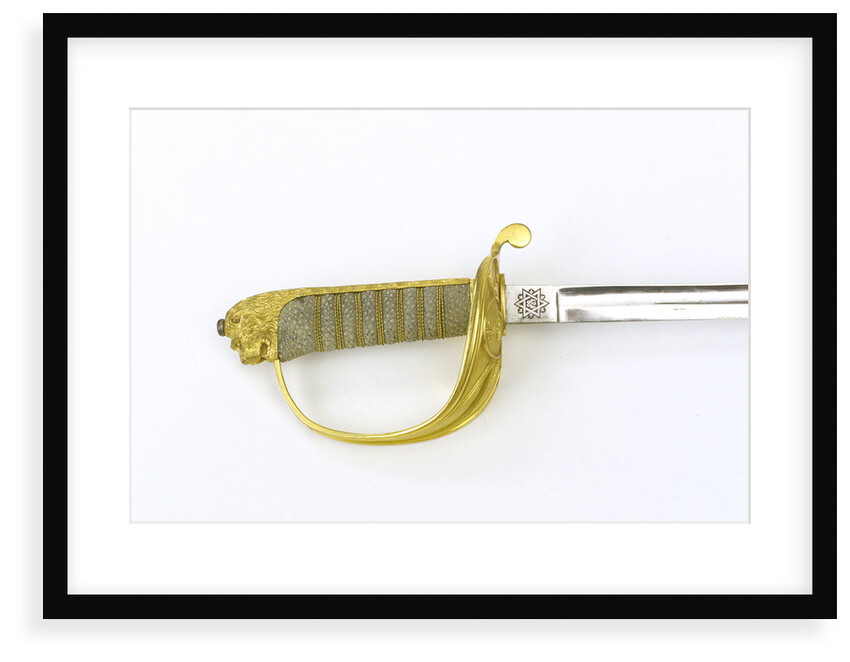 Solid half-basket hilted sword by Henry Wilkinson