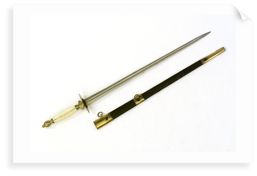 Straight-bladed dirk by H. Tatham
