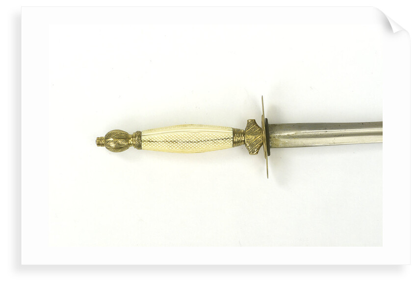 Straight-bladed dirk by H. Tatham
