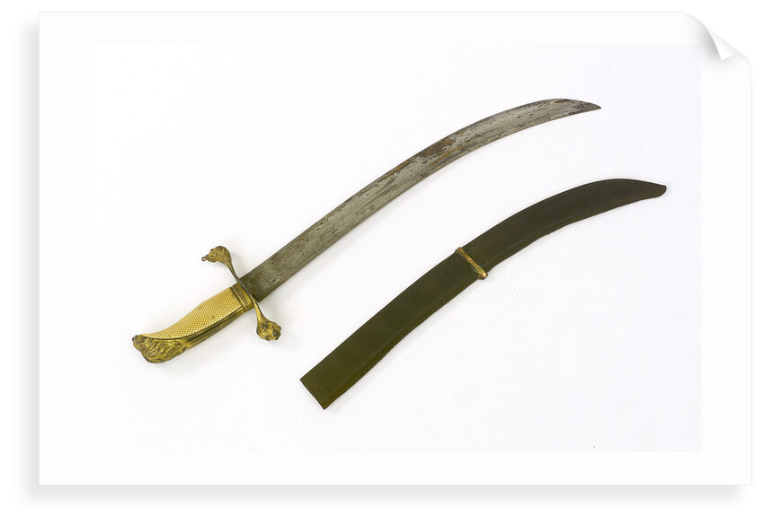 Curved bladed dirk by unknown