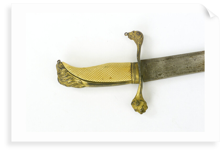 Curved bladed dirk by unknown