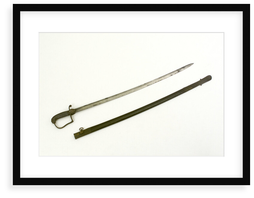 Sword, stirrup hilt by unknown
