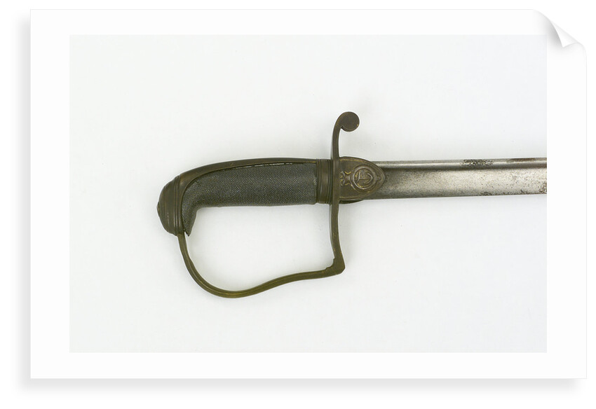 Sword, stirrup hilt by unknown