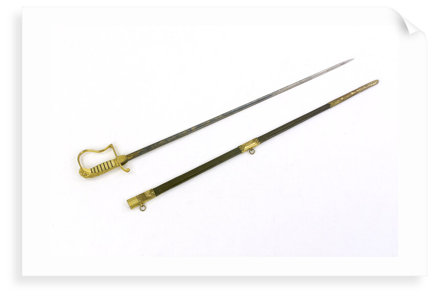 Stirrup hilted dress sword by Salter