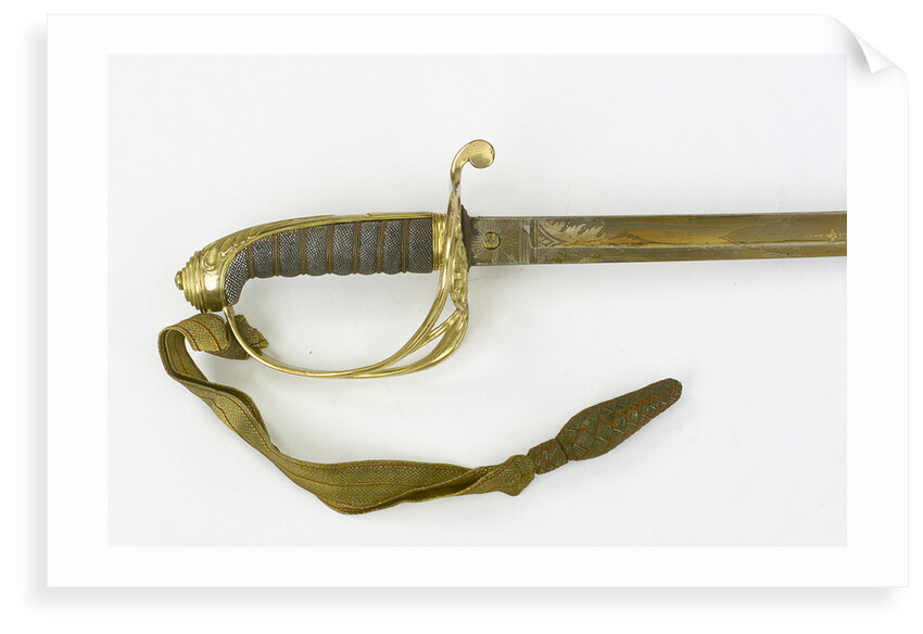 Hilt of sword, Royal Marines by unknown