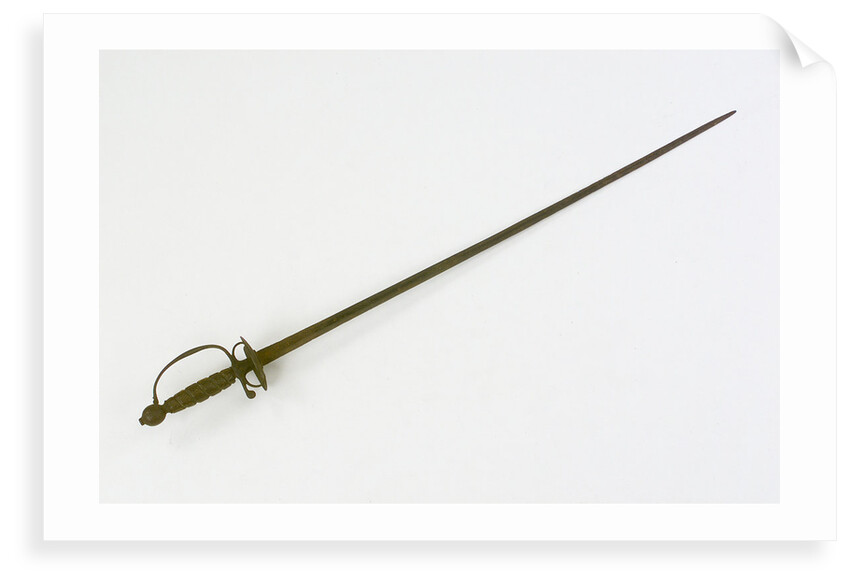 Small-sword, thought to have belonged to Rear-Admiral Robert Keeler (active 1756-1790) by unknown