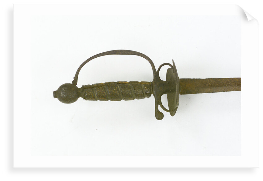 Hilt of small-sword, thought to have belonged to Rear-Admiral Robert Keeler (active 1756-1790) by unknown