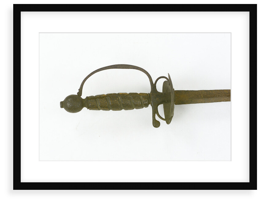 Hilt of small-sword, thought to have belonged to Rear-Admiral Robert Keeler (active 1756-1790) by unknown
