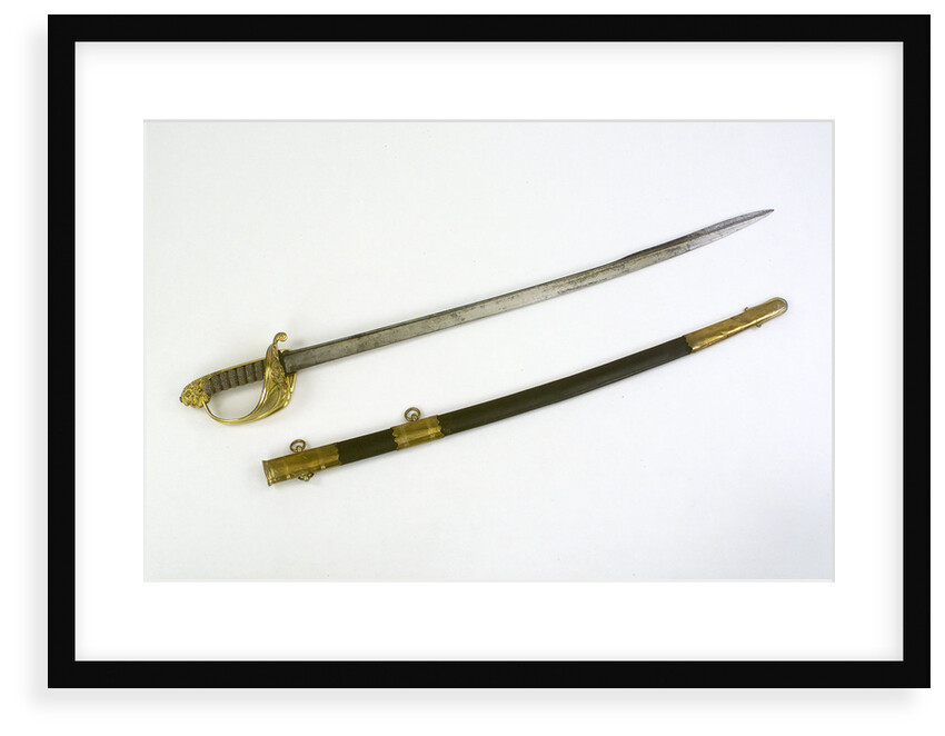 Sword, solid half-basket hilt by Ramsey