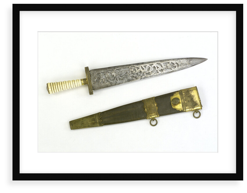 Straight-bladed dirk by Unknown
