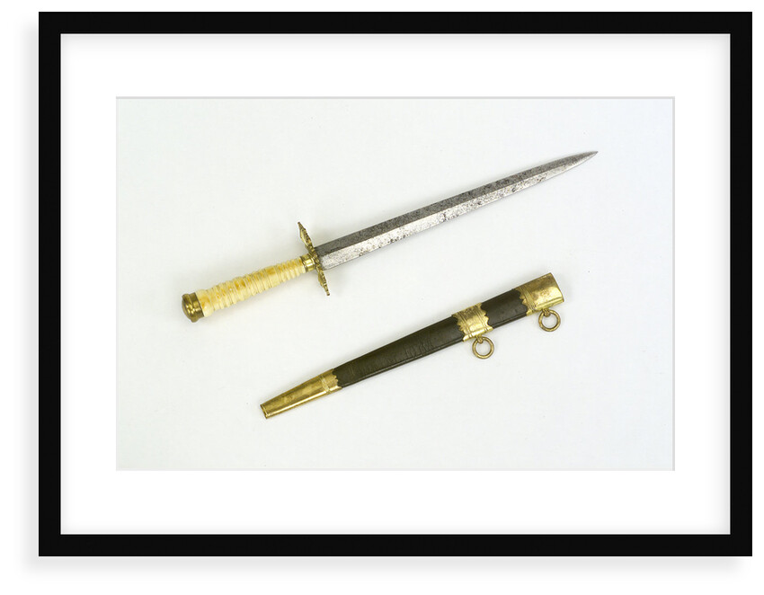 Dirk, straight blade by O. Burke