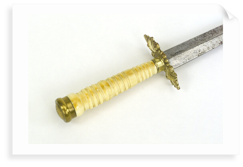Dirk, straight blade by O. Burke