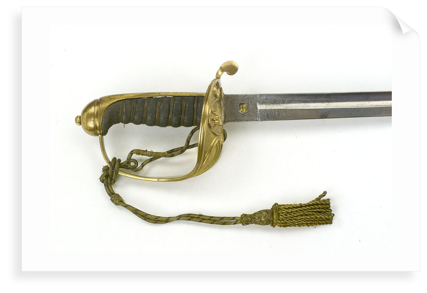 Hilt of solid half-basket hilted sword by Firmin & Sons
