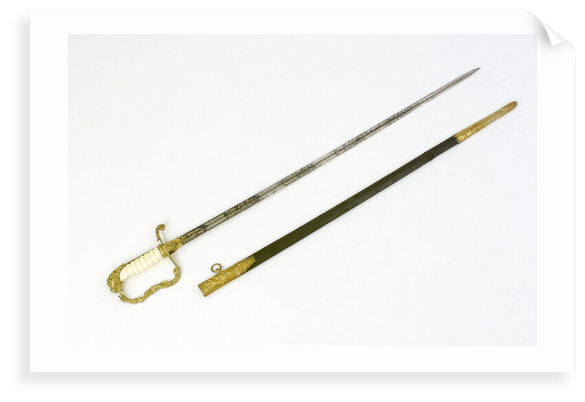 Stirrup hilted dress sword by unknown