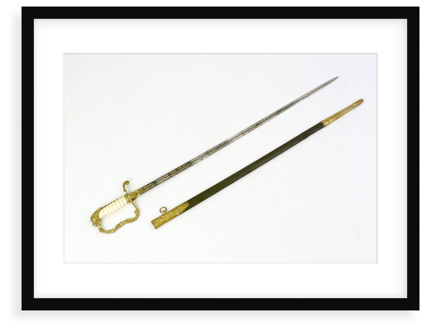 Stirrup hilted dress sword by unknown