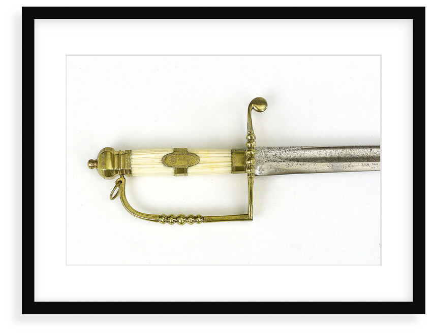 Five-ball hilted sword, which belonged to Commander Alexander Keeler (died 1831) by unknown