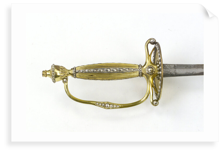 Small-sword which belonged to Alderman Joshua Jonathan Smith (active 1810-1844) by Thomas Langford