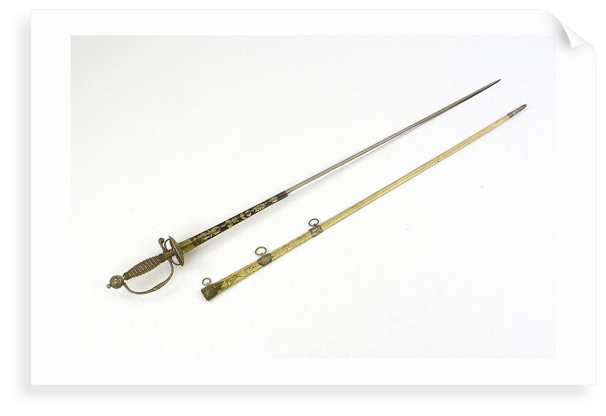 Small-sword said to have belonged to Sir William Hamilton (1730-1800) by Thomas Jeffrey