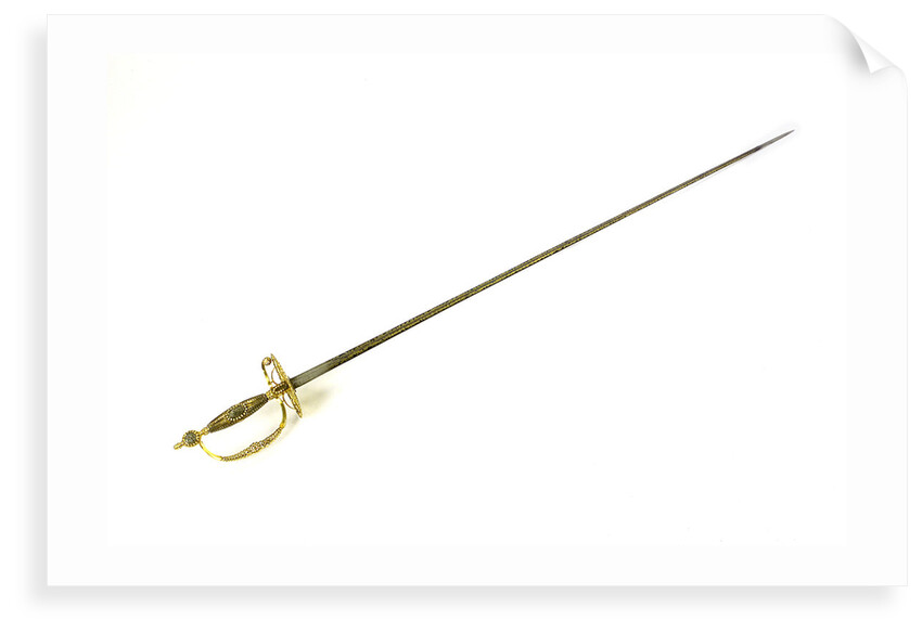 Small-sword which belonged to Admiral of the Fleet Sir George Cockburn by Richard Clarke & Son