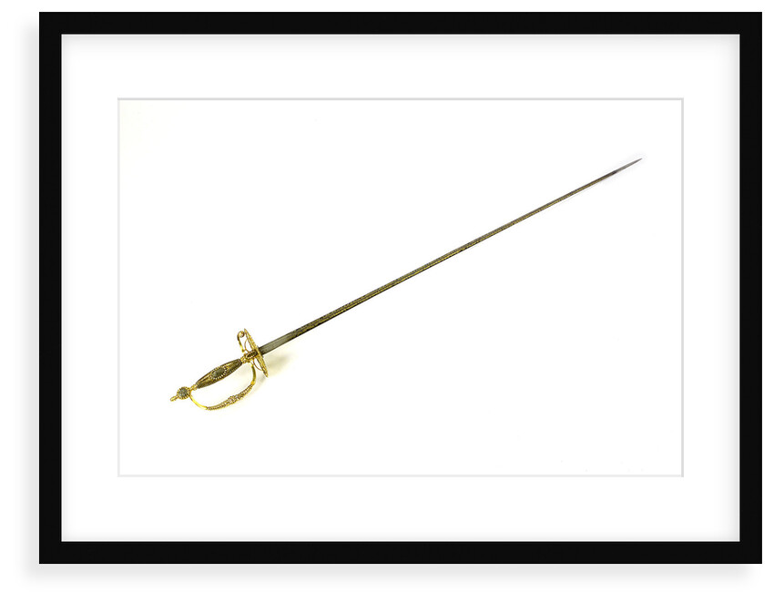 Small-sword which belonged to Admiral of the Fleet Sir George Cockburn by Richard Clarke & Son