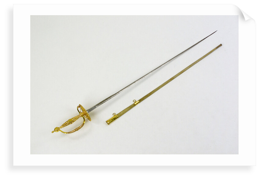 Small-sword which belonged to Admiral of the Fleet Sir George Cockburn by Richard Clarke & Son