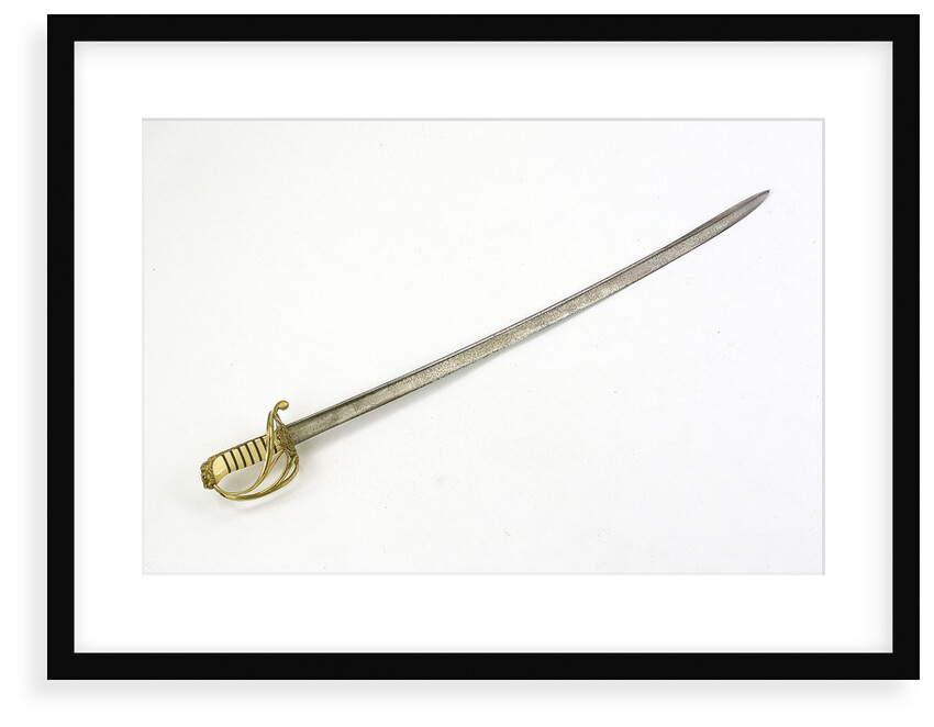 Open half-basket hilted sword by Lambert & Maclaurin