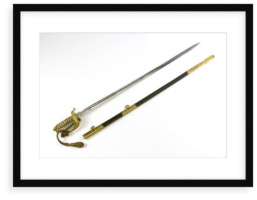 Solid half-basket hilted sword: Royal Naval Air Service by Gieves
