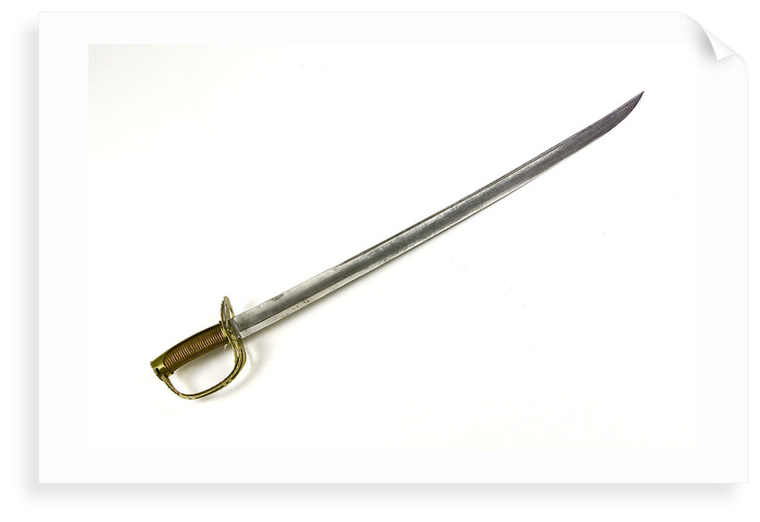 French moving bar hilted sword by Manufacture Royale