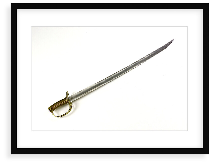 French moving bar hilted sword by Manufacture Royale