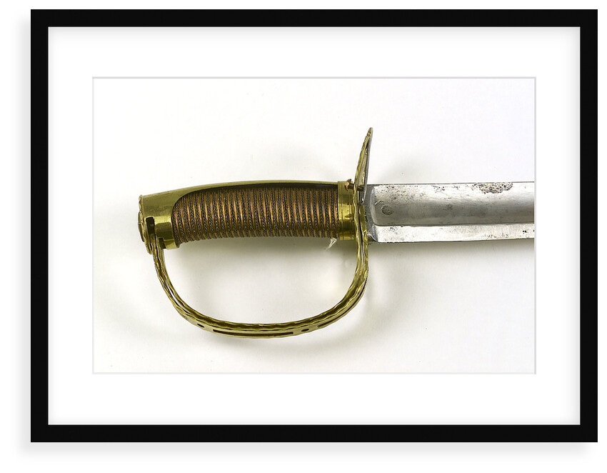 Hilt of French moving bar hilted sword by Manufacture Royale