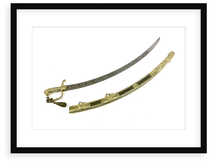 Presentation sword, which belonged to Captain Fairfax Moresby (1787-1877) by Rundell