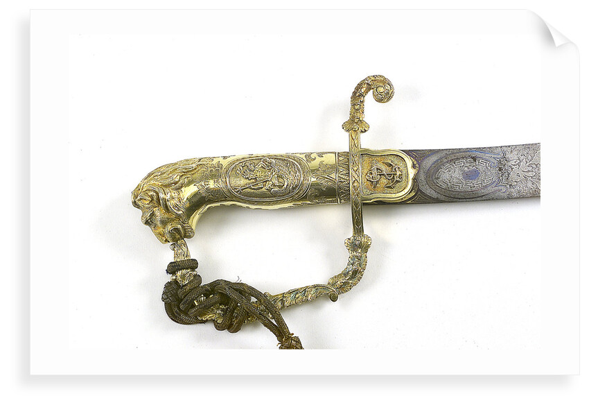 Presentation sword, which belonged to Captain Fairfax Moresby (1787-1877) by Rundell