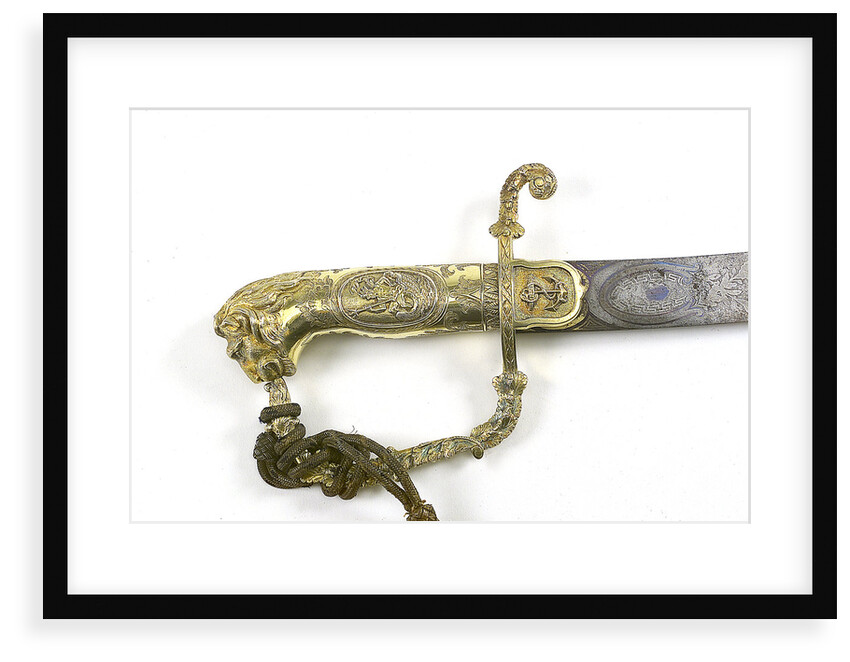 Presentation sword, which belonged to Captain Fairfax Moresby (1787-1877) by Rundell
