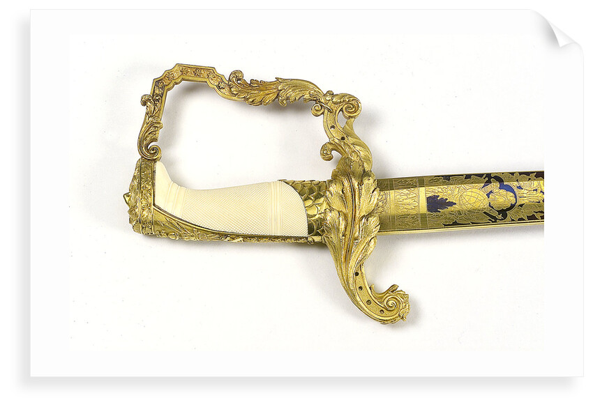 Presentation sword, which belonged to Captain E.H. Columbine (died 1811) by R. Teed