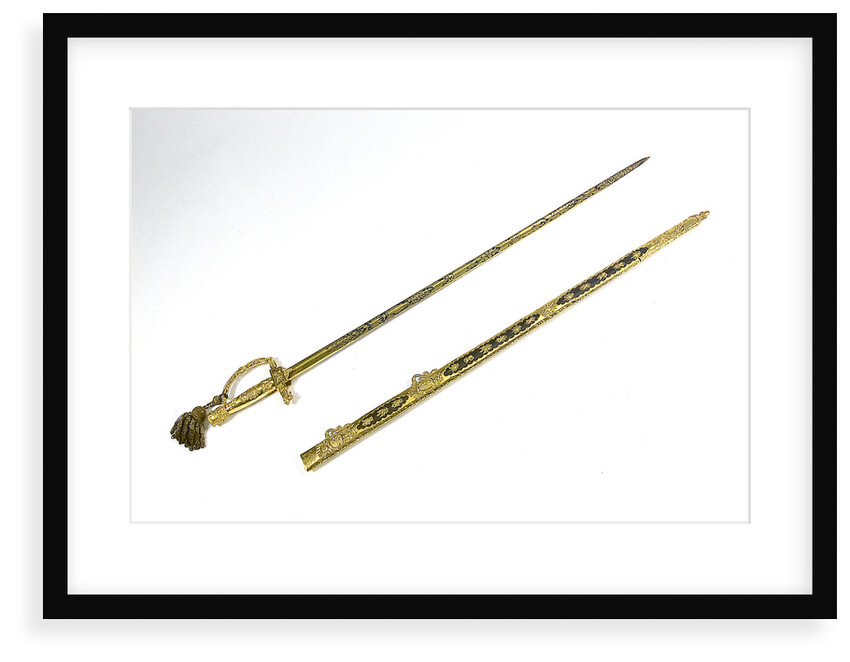 Presentation sword owned by Captain Sir Thomas Staines (1776-1830) by R. Teed