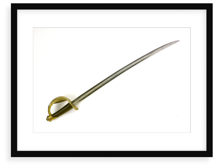 Hilt of cutlass by Ames Manufacturing Company