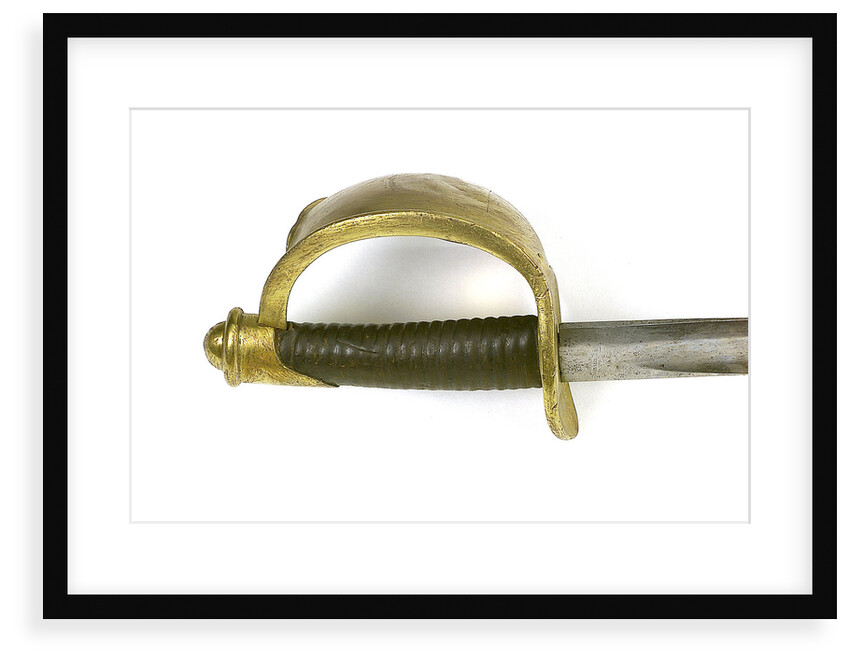 Hilt of cutlass by Ames Manufacturing Company