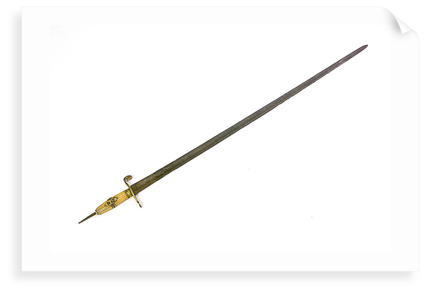 Five-ball hilted sword, as used by the Loyal Greenwich Volunteers by J.J. Runkel