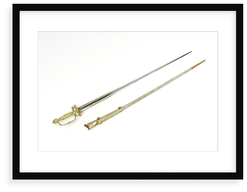 Sword, which belonged to Admiral of the Fleet Lord Richard Howe by unknown