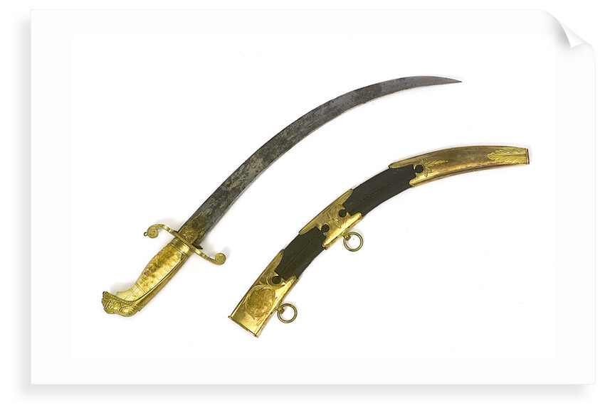 Curved bladed dirk by unknown